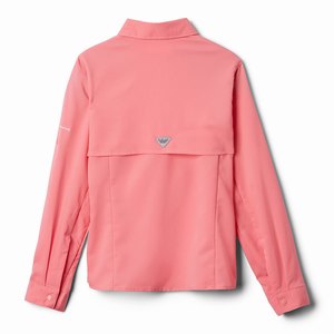 Columbia PFG Tamiami™ Långärmad Tröja Flickor Rosa (QDBMT7905)